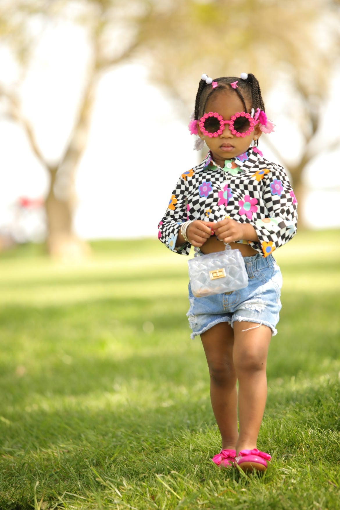 Mini Jelly Purse with matching sunglasses