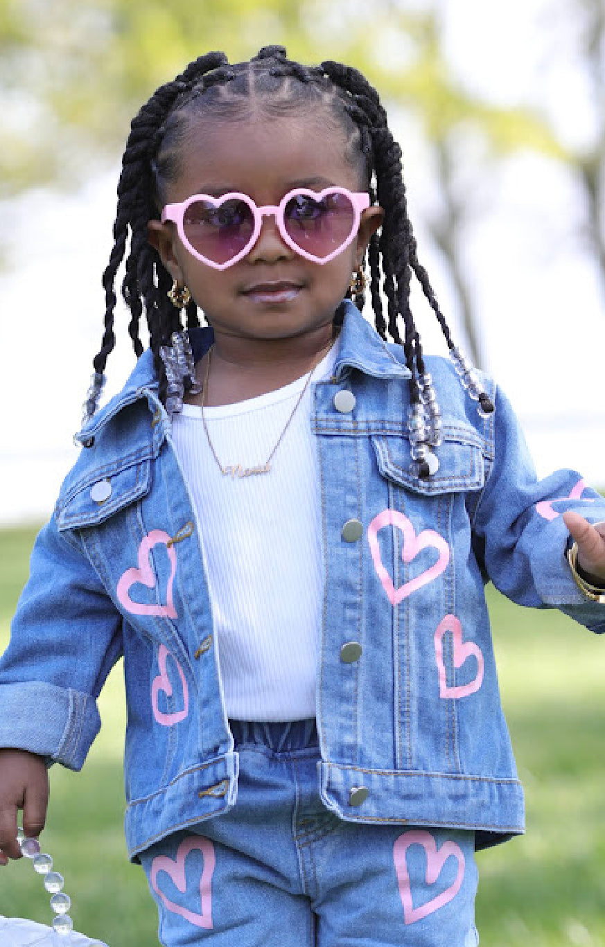 Heart Sunglasses and headband set