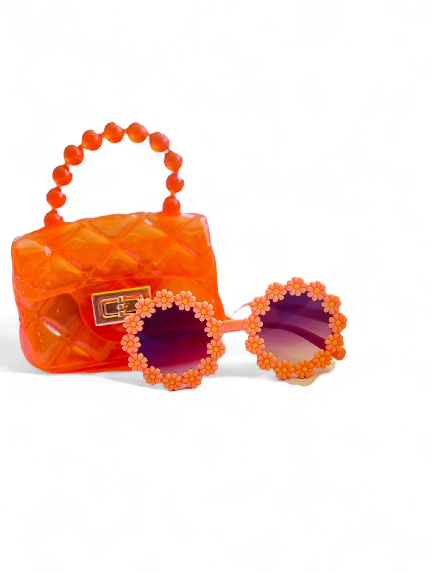 Mini Jelly Purse with matching sunglasses